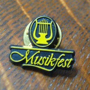 🎵 Musikfest Bethlehem Vintage Lapel Pin